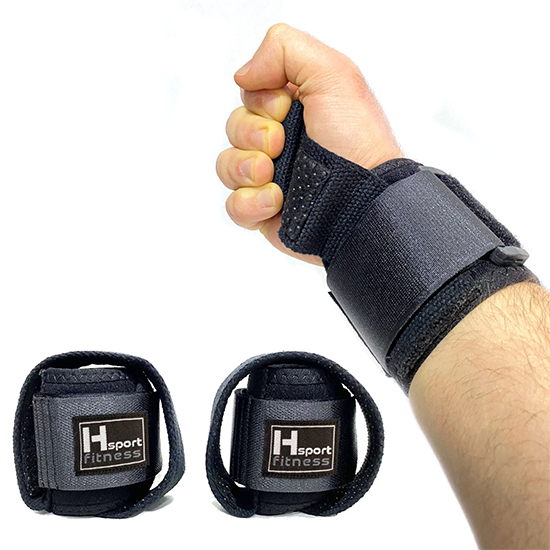 e-H Sports Wrist Band + Lifting Strap