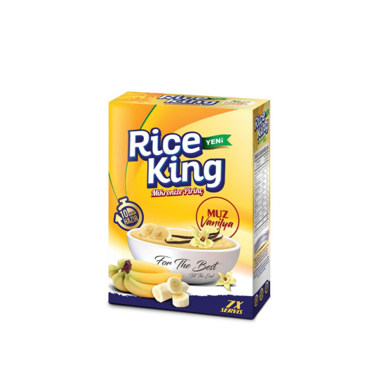 Rice King Mikronize Pirinç 'Muz&Vanilya 350gr